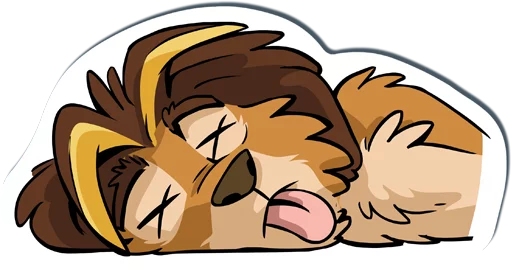 😵 Стикер «Nbowa» для Telegram