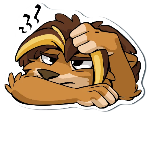 😴 Стикер «Nbowa» для Telegram