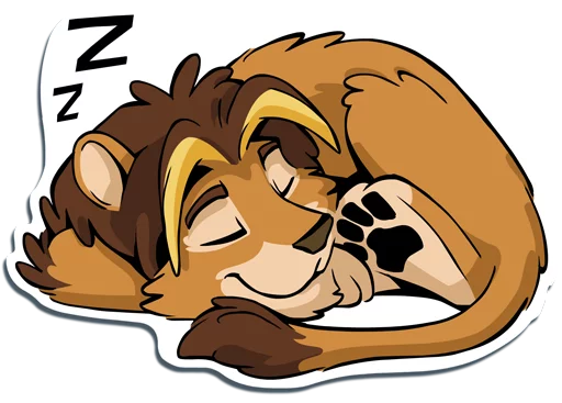 😴 Стикер «Nbowa» для Telegram
