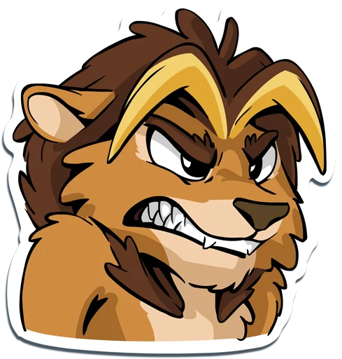 😾 Стикер «Nbowa» для Telegram