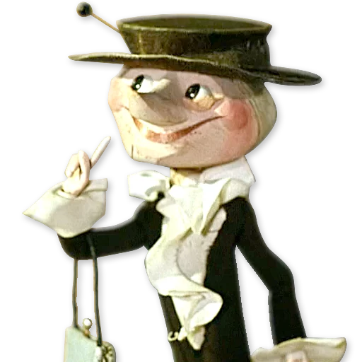 ☝ Стикер «Гена и Чебурашка» для Telegram