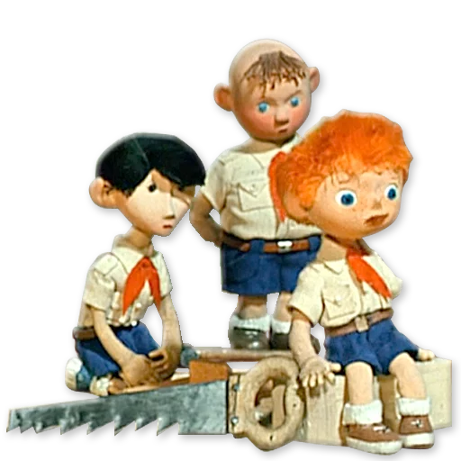 🙀 Стикер «Гена и Чебурашка» для Telegram