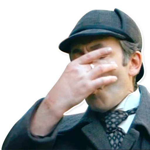 🤦 Стикер «Шерлок Холмс» для Telegram