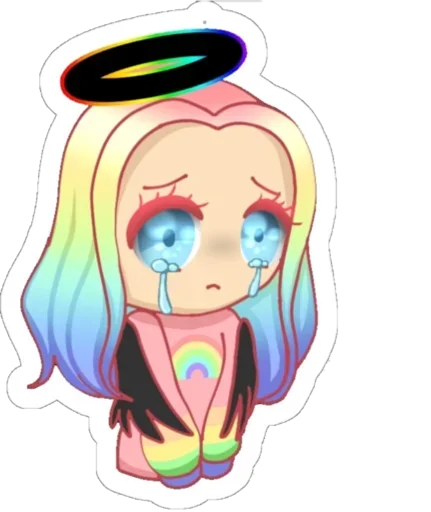 😓 Стикер «Ульяна Rainbow» для Telegram