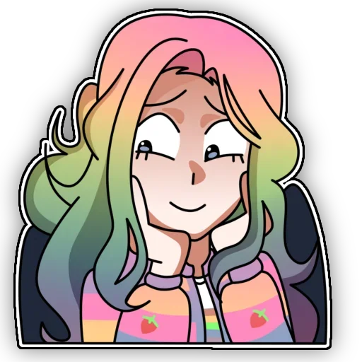 😊 Стикер «Ульяна Rainbow» для Telegram