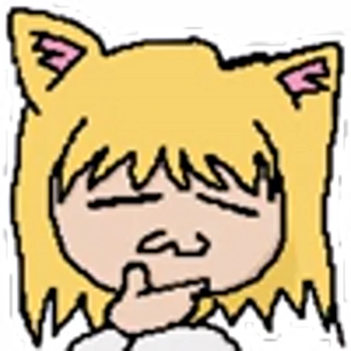 🤔 Эмодзи «Neco Arc» для Telegram
