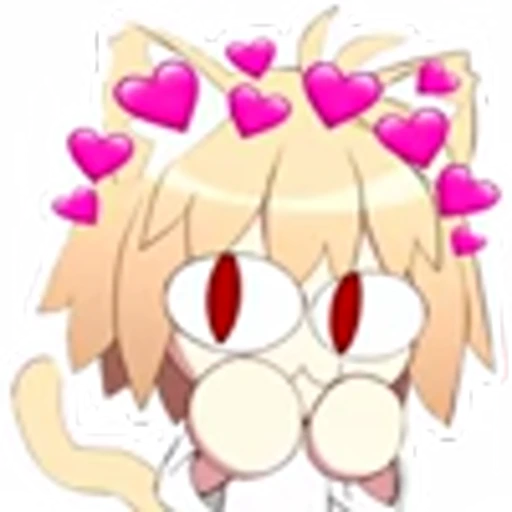 💕 Эмодзи «Neco Arc» для Telegram