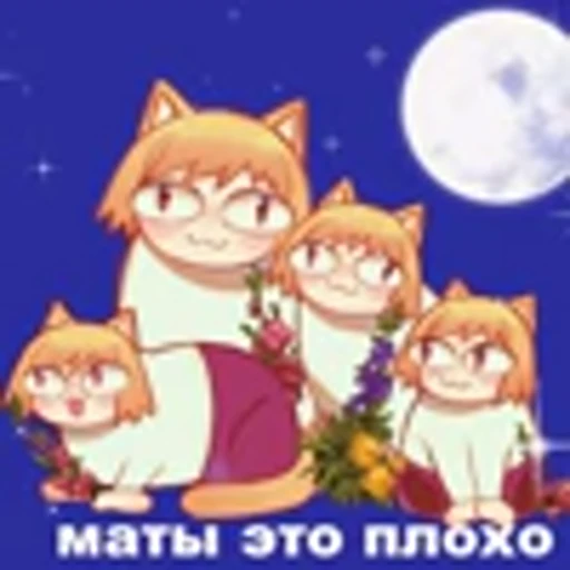 💐 Эмодзи «Neco Arc» для Telegram