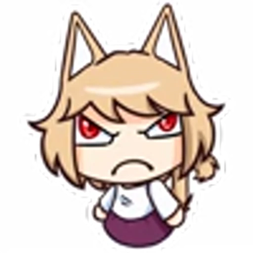 😠 Эмодзи «Neco Arc» для Telegram