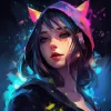 💚 Эмодзи «Necomimi» для Telegram