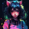 Стикерпак Necomimi для Telegram