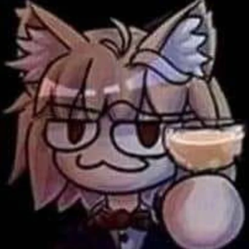 🍸 Стикер «Neco Arc 2» для Telegram
