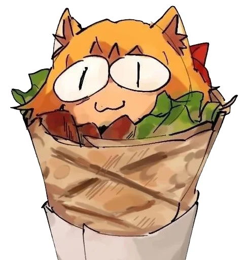 🌯 Стикер «Neco Arc 2» для Telegram