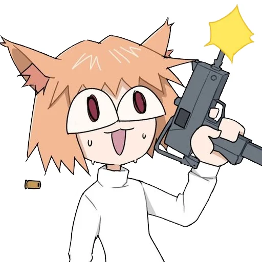 🔫 Стикер «Neco Arc 2» для Telegram