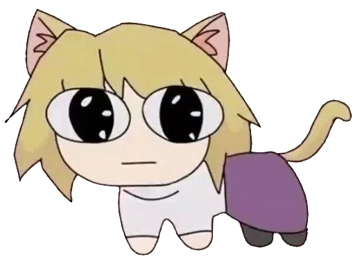 🥺 Стикер «Neco Arc 2» для Telegram