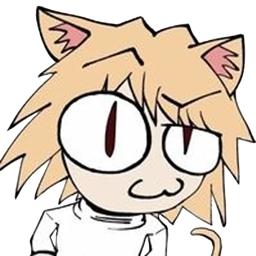 🤨 Стикер «Neco Arc 2» для Telegram