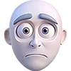 Стикер 33 😠 Негативные эмодзи, нейронные