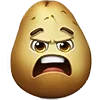 Стикер 26 😠 Негативные эмодзи, нейронные