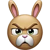 Стикер 19 😠 Негативные эмодзи, нейронные