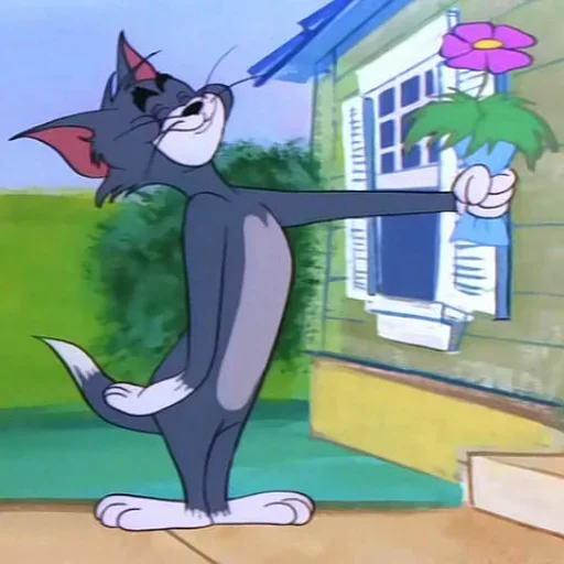 🌷 Стикер «nehaadb (tom and jerry)» для Telegram