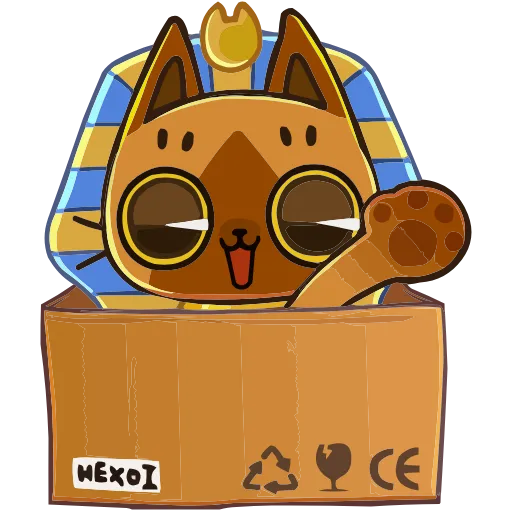 Стикер 22 Кот Нехо