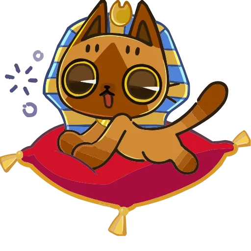 Стикер 8 Кот Нехо