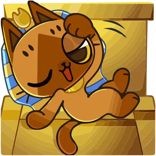Стикер 17 Кот Нехо