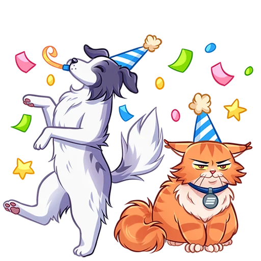 🥳 Стикер «Соседи Без Текста» для Telegram