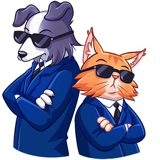 😎 Стикер «Соседи Без Текста» для Telegram