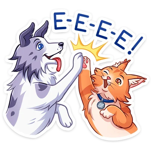 🤝 Стикер «Соседи» для Telegram