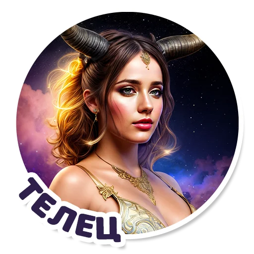 ♉ Стикер «neuro goroskop» для Telegram