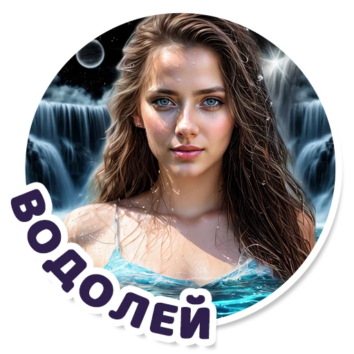 ♒ Стикер «neuro goroskop» для Telegram