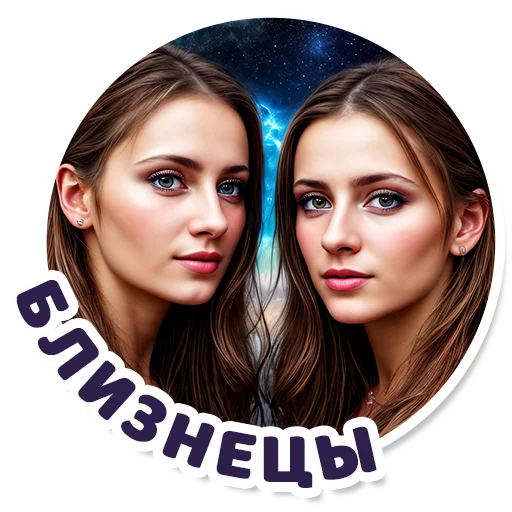 ♊ Стикер «neuro goroskop» для Telegram