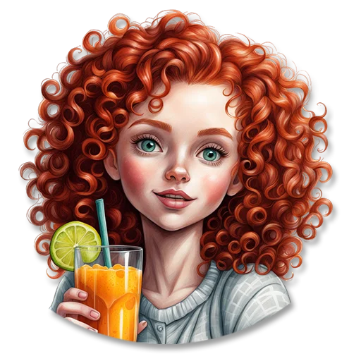 🧃 Стикер «neuro rijik» для Telegram