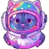 Стикер 9 Котокосмос