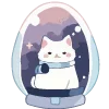 Стикер 61 Котокосмос