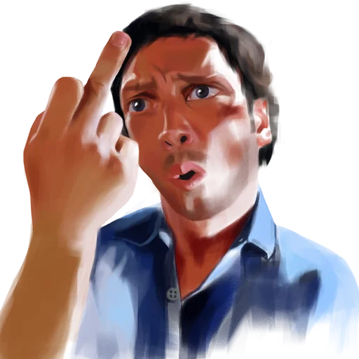 🖕 Стикер «fuck» для Telegram