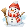 ⛄️ Эмодзи «нейрозима» для Telegram