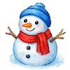 ⛄️ Эмодзи «нейрозима» для Telegram
