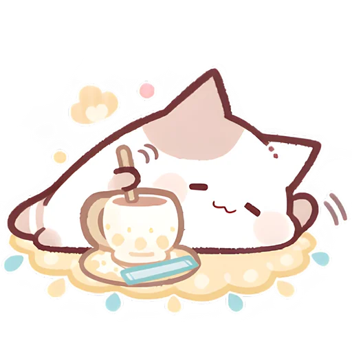 ☕ Стикер «Котенок Неккоро» для Telegram