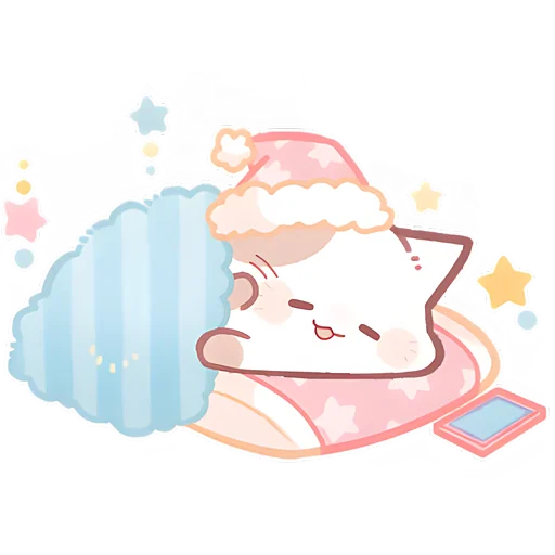 😴 Стикер «Котенок Неккоро» для Telegram