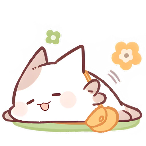 Стикерпак Котенок Неккоро для Telegram