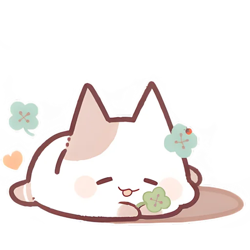 ☘ Стикер «Котенок Неккоро» для Telegram