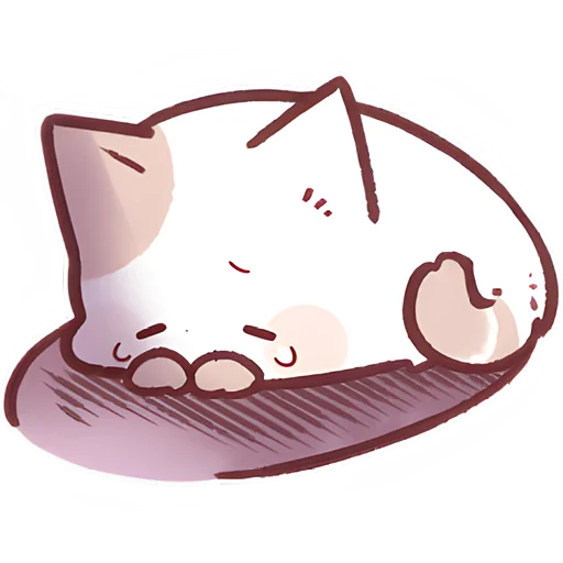 😢 Стикер «Котенок Неккоро» для Telegram