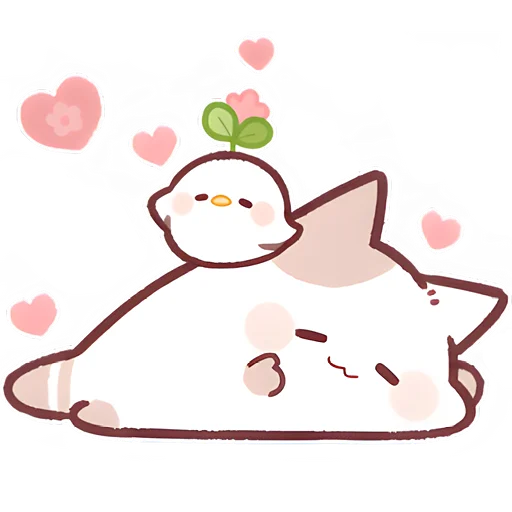 💕 Стикер «Котенок Неккоро» для Telegram