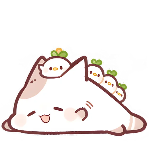 👋 Стикер «Котенок Неккоро» для Telegram