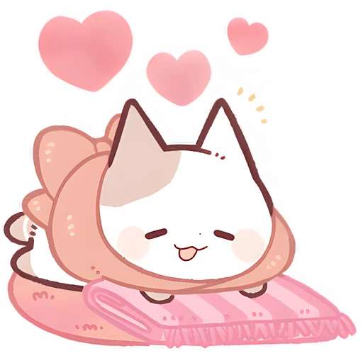 🐱 Стикер «Котенок Неккоро» для Telegram