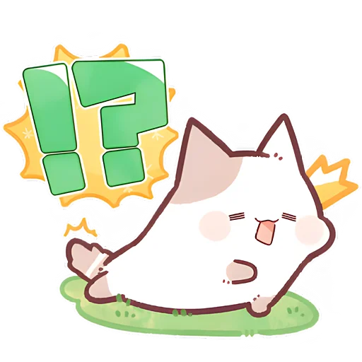 🤩 Стикер «Котенок Неккоро» для Telegram