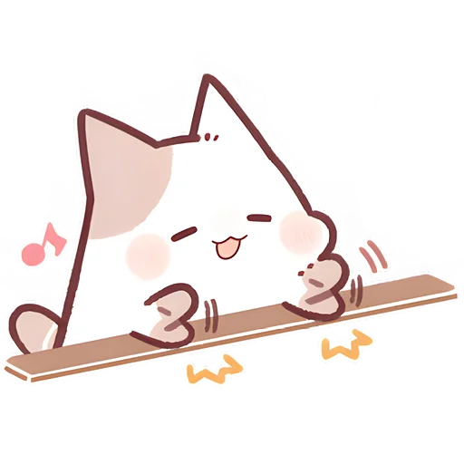 😋 Стикер «Котенок Неккоро» для Telegram