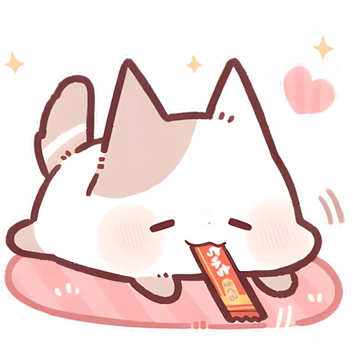 🤗 Стикер «Котенок Неккоро» для Telegram